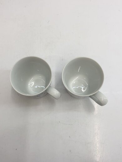 商品画像：ブルーフルーテッド プレイン/ペアマグカップ/2点セット 3