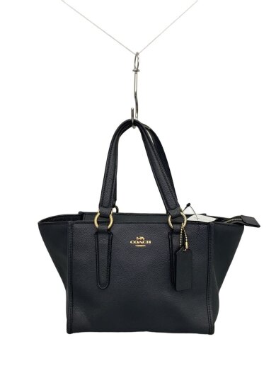 商品画像：ハンドバッグ/レザー/BLK/無地/F11925 1