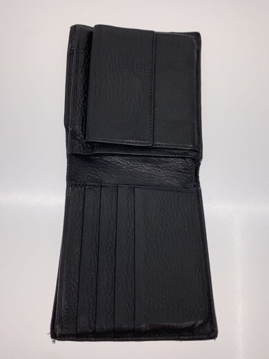 商品画像：2つ折り財布/レザー/BLK/メンズ/33403 4