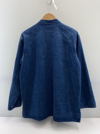 商品画像：デニムチャイナジャケット/L/コットン/IDG/K78-3109-4 2