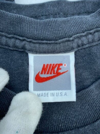 商品画像：90s/銀タグ/USA製/袖シングル/Tシャツ/コットン/BLK 3