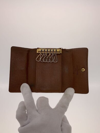 商品画像：キーケース/レザー/BRW/総柄/メンズ 4