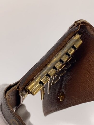 商品画像：キーケース/レザー/BRW/総柄/メンズ 5