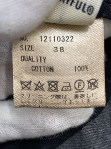 商品画像：2way Sheer Dress/長袖ワンピース/38/コットン/BLK/12110322 5