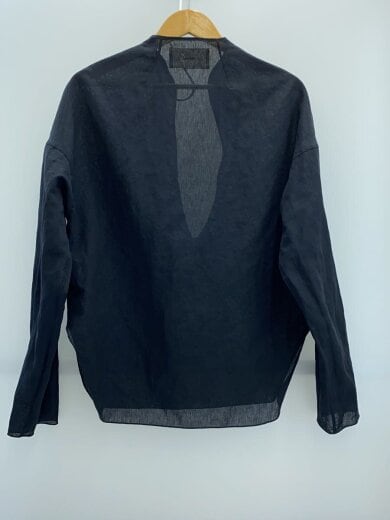 商品画像：Slub Slit Shirts/長袖ブラウス/FREE/ポリエステル/BLK/12310416 2
