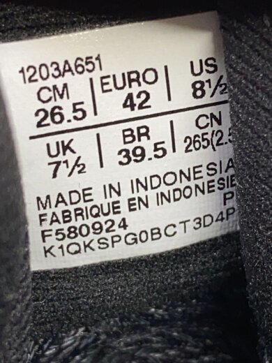 商品画像：GEL-QUANTUM 360 VIII GTX/26.5cm/BLK/ゴアテックス/1203A651 5