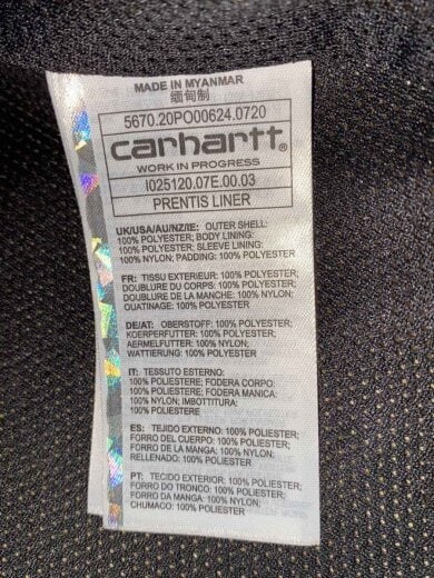 商品画像：PRENTIS LINER/フリースジャケット/M/ポリエステル/CML/無地/I025120 4