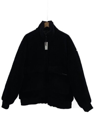 商品画像：フリースジャケット/L/ポリエステル/BLK/無地/22AD5301 1