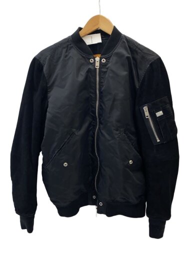 商品画像：MA-1/フライトジャケット/S/ナイロン/BLK 1