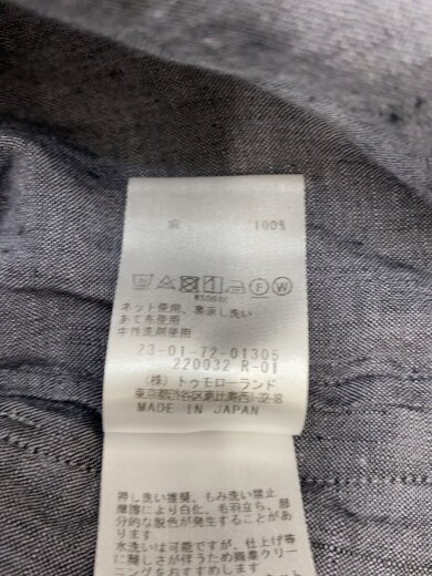 商品画像：ファインリネン シャツジャケット/36/リネン/GRY 5