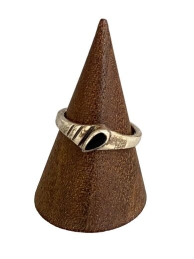 商品画像：ブラックオニキスリング/8号/カラーストーン/SLV/メンズ 1