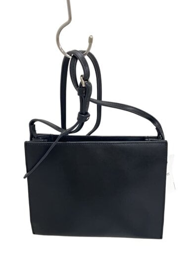 商品画像：ショルダーバッグ/レザー/BLK/無地 1