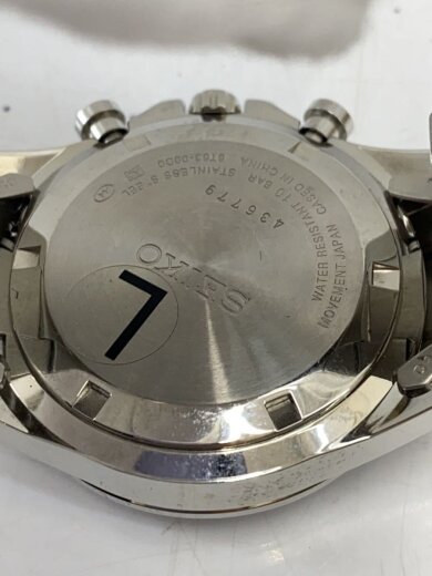 商品画像：クォーツ腕時計/アナログ/ステンレス/BLK/8T63-00D0 3