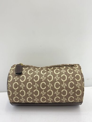 商品画像：筒形/ポーチ/キャンバス/BRW/総柄 3