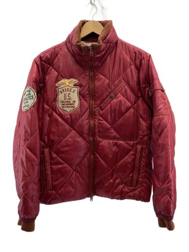 商品画像：ブルゾン/M/ポリエステル/RED/無地/6132098 1