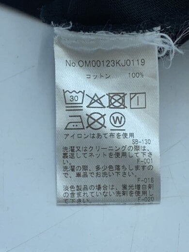 商品画像：Tシャツ/L/コットン/BLK/無地/OM00123KJ0119 4