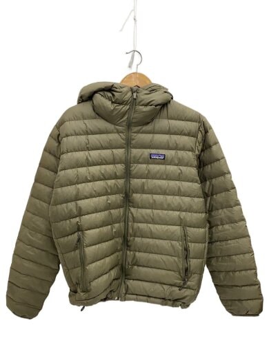 商品画像：ダウンセーターフルジップフーディー/S/カーキ/84700F0// 1