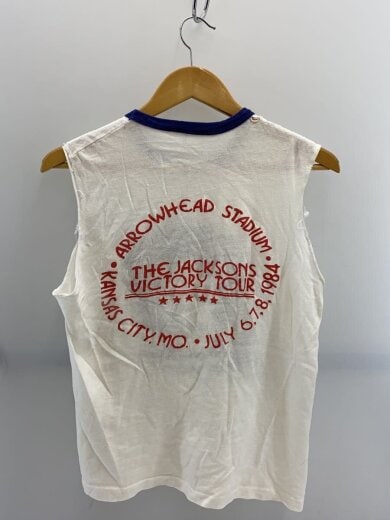 商品画像：70s/MICHAEL JACKSON/タンクトップ/XL/コーデュロイ/WHT 2