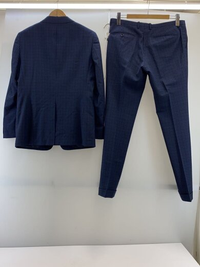 商品画像：スーツ/A6/ウール/NVY/チェック/BLL1569/ベスト付 2