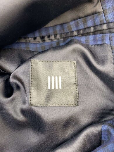 商品画像：スーツ/A6/ウール/NVY/チェック/BLL1569/ベスト付 3