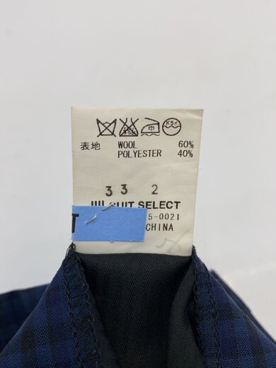 商品画像：スーツ/A6/ウール/NVY/チェック/BLL1569/ベスト付 4