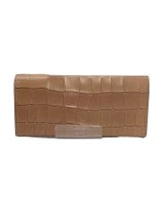 型押しタイル/長財布/レザー/PNK/レディース