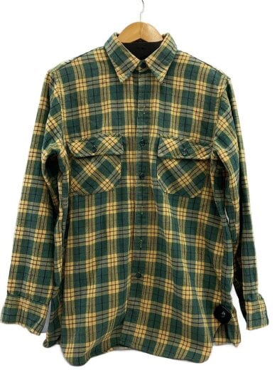 商品画像：ネルシャツ/--/コットン/GRN/チェック 1