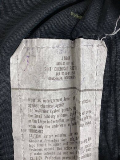 商品画像：ケミカルプロテクティブフロントカーゴパンツ/ボトム/L/8415-00-407-1062 4