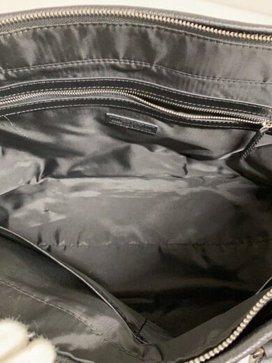 商品画像：ビジネスバッグ/トートバッグ/レザー/BLK 6