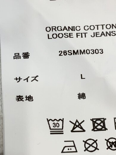 商品画像：LOOSE FIT JEANS/ボトム/L/コットン/WHT/26SMM0303 5