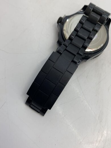 商品画像：クォーツ腕時計/アナログ/ステンレス/BLK/BLK// 8