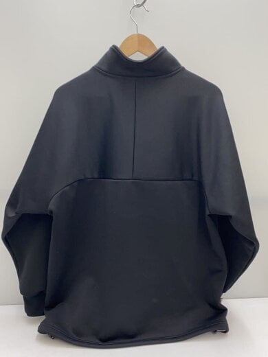 商品画像：エステル裏毛 ハーフジッププルオーバー/トップス/M/ポリエステル/BLK/HM-T008// 2