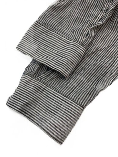 商品画像：重ね着ワンピース/長袖ワンピース/S/コットン/GRY/ストライプ 6