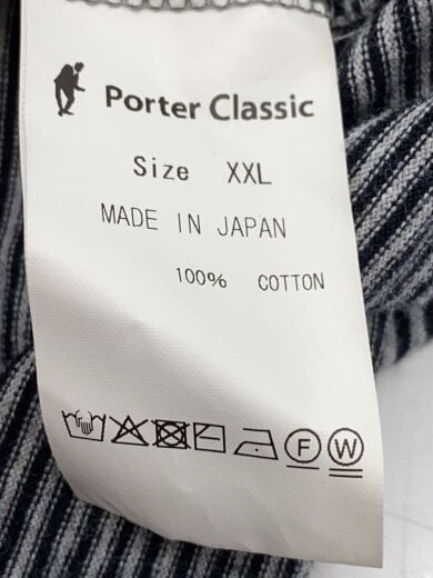 商品画像：タートルネック/長袖Tシャツ/XXL/コットン/BLK/ボーダー// 5