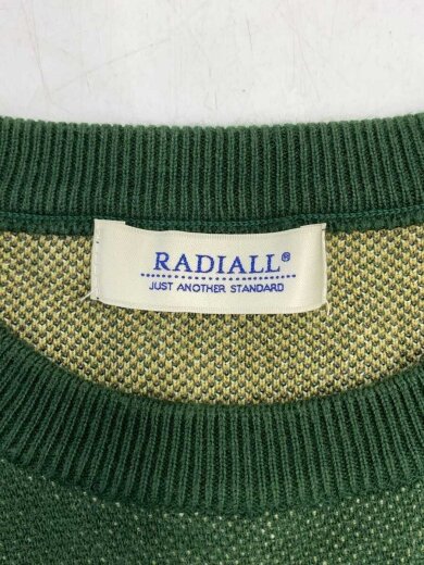 商品画像：ニット・セーター(厚手)/L/コットン/GRN/無地/RAD-23AW-KNIT003 3