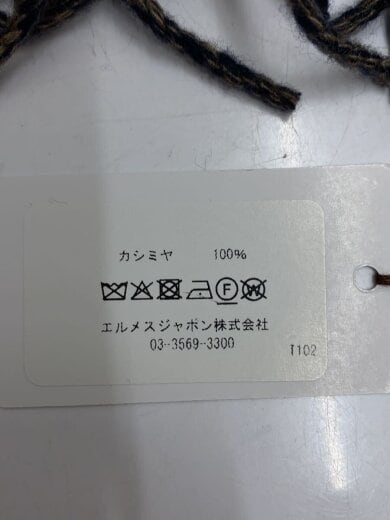商品画像：マフラー/カシミア/NVY/総柄/メンズ 3