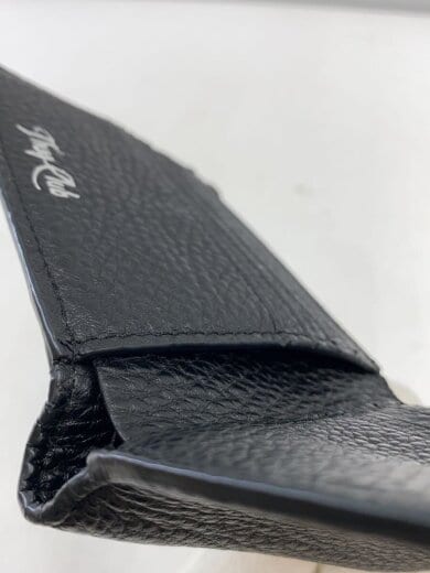 商品画像：2つ折り財布/レザー/BLK/無地/メンズ// 7