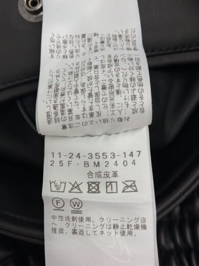 商品画像：ボトム/S/フェイクレザー/BLK/11-24-3553-147 5