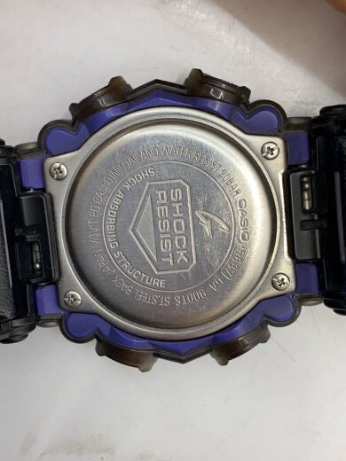 商品画像：クォーツ腕時計_G-SHOCK/デジアナ/フェイクレザー/GRY/NVY/SS// 3