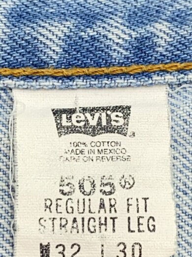 商品画像：505/メキシコ製/リメイクあり/ボトム/32/コットン/IDG/無地 4
