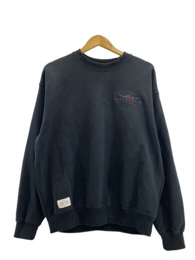 商品画像：スウェット/L/コットン/BLK/無地/782-2232030 1