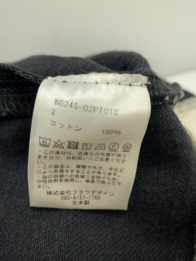 商品画像：nakedgauge/ASHLEY JEANS/ボトム/2/コットン/BLK/無地/NG24S-02PT01C 5
