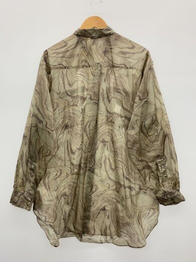 商品画像：SUKE MARBLE PRINT SHIRT/FREE/ナイロン/KHK/総柄/8611-242-0123 2
