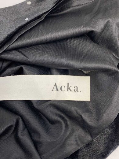 商品画像：bijou dot velours dress/半袖ワンピース/2/ポリエステル/BLK/Acka334 3