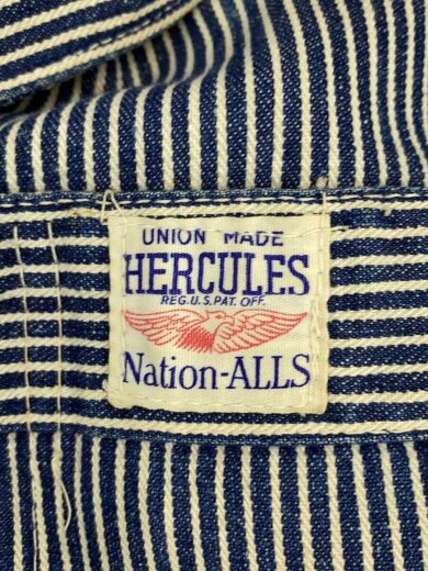 商品画像：50s/hickory/オールインワン/--/デニム/NVY/ストライプ// 4