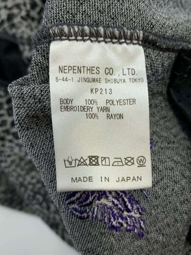 商品画像：22SS/Track Pant Poly Jacquard/ボトム/XS/ポリエステル/BLK/総柄/KP213 4