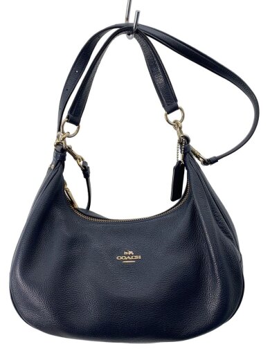 商品画像：ショルダーバッグ/レザー/NVY 1