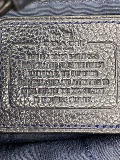 商品画像：ショルダーバッグ/レザー/NVY 6