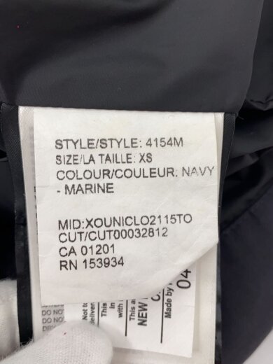 画像：CANADA GOOSEダウンベスト/XS/ポリエステル/BLK/無地/4154ｍ4