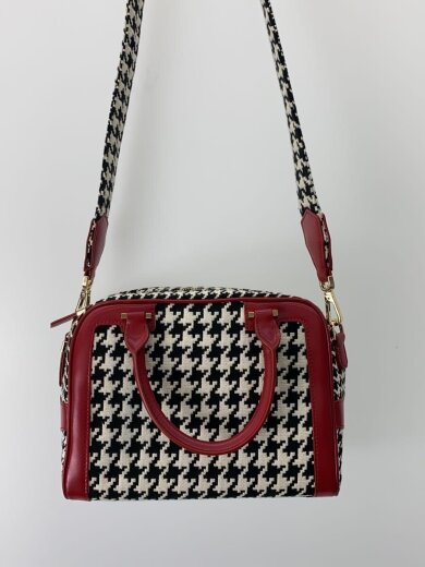 商品画像：ボストンバッグ/レザー/RED/総柄 3